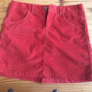 Athleta Corduroy Mini Skirt